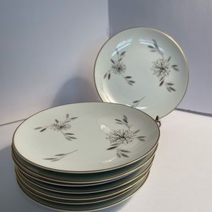 Noritake Helene 5062 Bread And Butter Plates 6 3/8” Set of 8 Vintage 195…